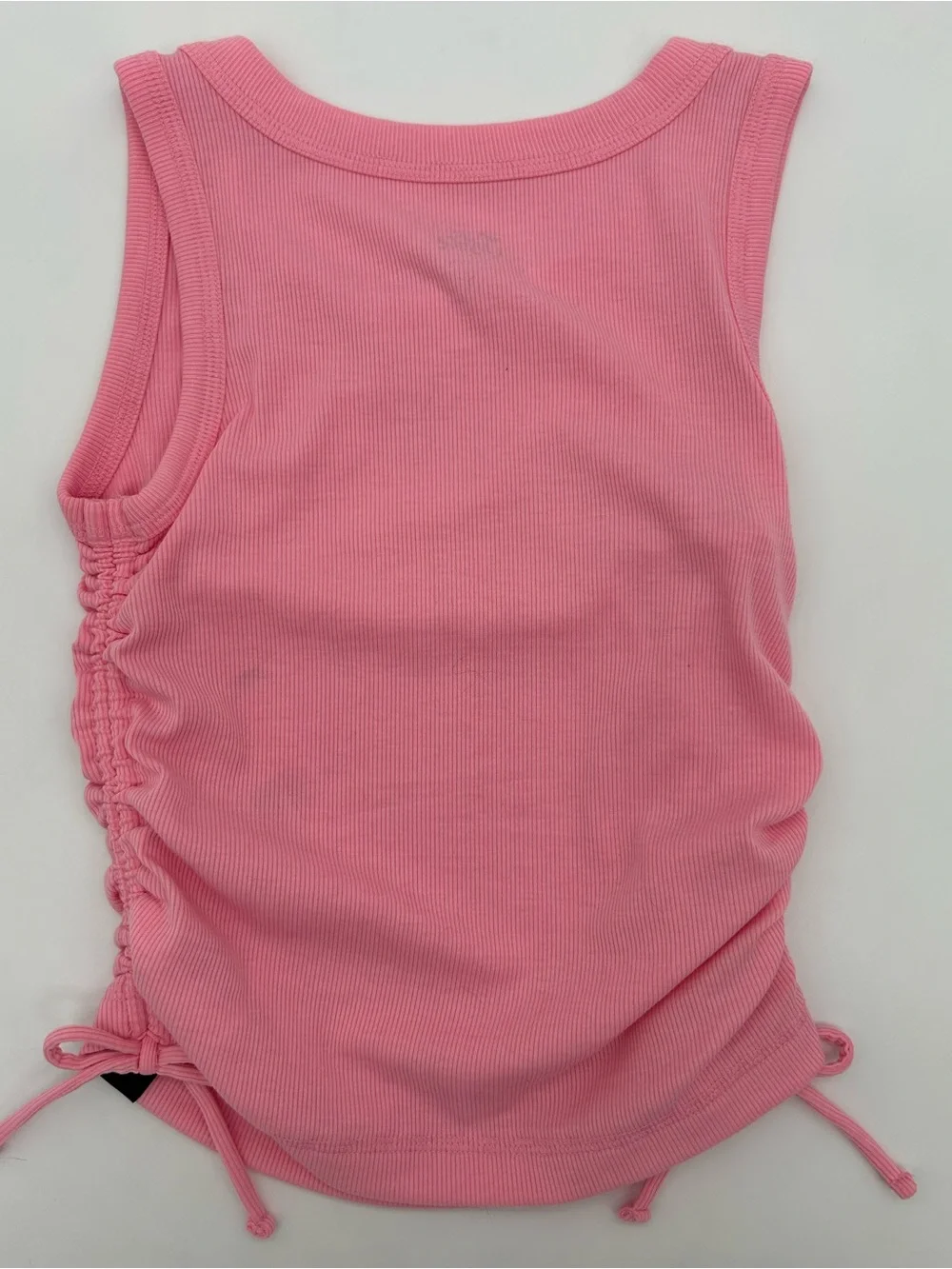 Girls Justice Pink Tank and Lavender Ruched Side Tee Set Size S (7/8)